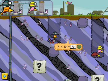 Miner birds times tables