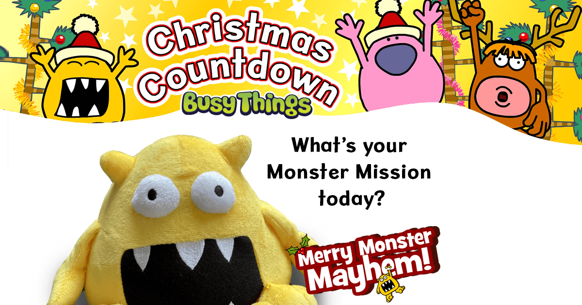 Christmas Countdown Go on a turkey hunt! Busy Things Blog