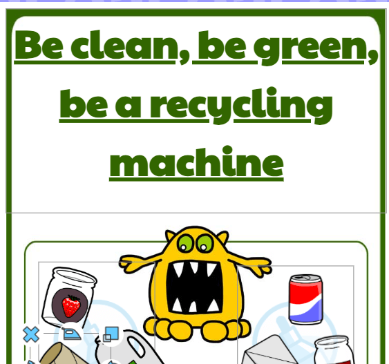 Recycling poster, ideal for Recycling Week