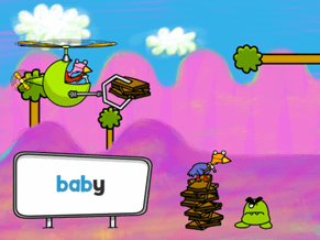 Bird words activity screenshot