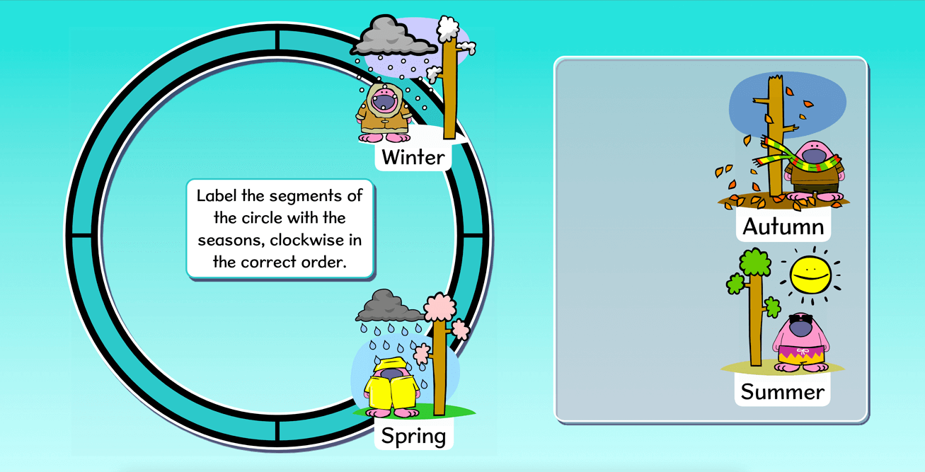 Ordering - Seasons ordering activity